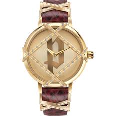 Police Montres-bracelets Police femme RILA PL.16068BSG-22 Bracelet Cuir Rouge