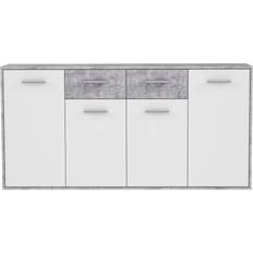 Forte Bas 4 Portes 4 Tiroirs L 162.3 x P 34.2 x H 88.1 cm Buffet