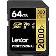 64gb sdxc LEXAR Professional 2000x SD Card 64GB SDXC UHS-II
