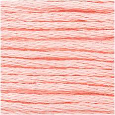 Garn & Håndarbejdsudstyr Rico Design Sticktwist 8m 032 lachsrot weiß