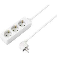 Sygonix SY-4890980 Power strip White PG connector 1 pcs