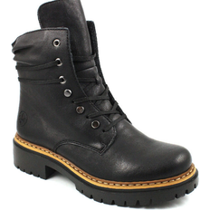 Rieker Lace Boots - Black