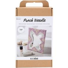 Adult Needlework Kits Creativ Company Punch Needle Mirror DIY Kit