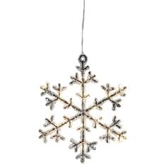 Timer Weihnachtssterne Star Trading Snowflake Icy Weihnachtsstern 18cm