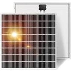 150 W 18 V monokristallin solpanel för att ladda 12 V batteri för husbil, husvagn, husbil, båt eller yacht, off-grid hem