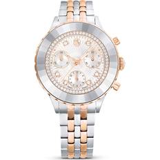 Swarovski Wrist Watches Swarovski Octea Chrono watch, Swiss Made, Metal bracelet, Rose gold tone, Mixed metal finish