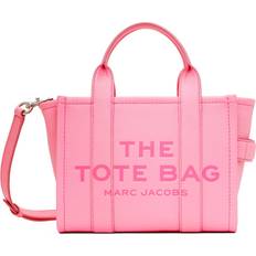 Marc jacobs tote bag leather small Marc Jacobs The Leather Small Tote Bag - Fluro Candy