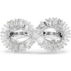 Swarovski Hyperbola Cocktailring Infinity - Vit/Rhodiumpläterad