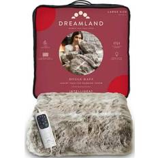 Faux Fur Heated Throw 160x120cm