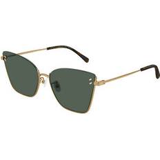 SC0182S 001 Outlet Sunglasses Metal Gold Green