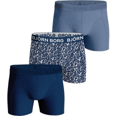 Mens boxers Björn Borg Men's Cotton Stretch Boxer 3-pack - Blue