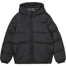 Tommy Hilfiger Abbigliamento per bambini Tommy Hilfiger Junior's Essential Padded Hooded Jacket - Black