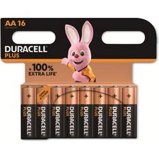 AA (LR06) - Akkus - Alkalisch Batterien & Akkus Duracell AA Plus 16-pack