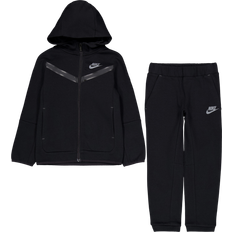 Nike Kid's Sportswear Tech Fleece Jacket & Pants Set - Black (86H052-023)