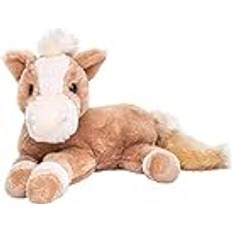 Uni Toys Uni-Toys Häst ljusbrun, liggande – 28 cm längd – bondgårdsdjur – plyschleksak, gosedjur