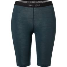 Dame - Naturfarvet Tights super.natural Tundra 175 Short Tight Leggings - Blue