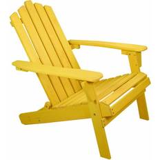 Patio Furniture Northlight Yellow Classic Folding Adirondack