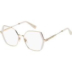 Glasögon & Läsglasögon Marc Jacobs MJ 1068 Y3R 54 Vita Glasögon Metall Guld