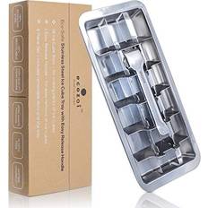 Stainless Steel Ice Cube Trays Stainless Steel Metal 18 Slots Ice Cube Tray