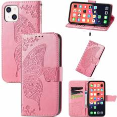 Stoßschutz König Design Schutz handy hülle für apple iphone 13 mini case cover tasche etuis bumper rosa Rosa