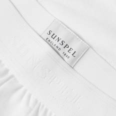 Mens White Q82 Loose-fit Superfine Cotton Boxers
