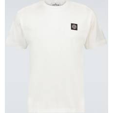 Stone Island Logo cotton T-shirt white
