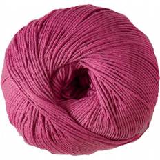 Yarn & Needlework Supplies DMC Natura Just Cotton Garn Unicolor 62 Cerise
