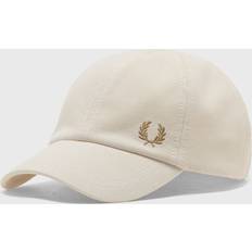 Fred Perry Women Accessories Fred Perry Men's Pique Classic Cap Oatmeal/Dark Caramel