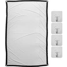 Projector Screens Tlily Portable Projector Screen Theater Outdoor HD White Foldable Anti- 60Inch