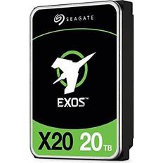 Hard Drives Seagate 20.0TB Exos X20 3.5-inch SATA 6.0Gb/s 7200RPM Hard Disk Drive