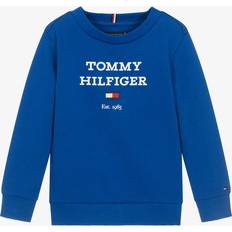 Ficka Sweatshirts Tommy Hilfiger Th Logo Sweatshirt Ultra Blue-16 år