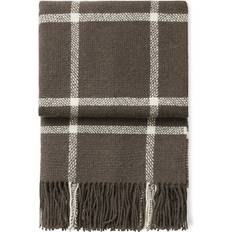 Elvang Tartan Plaid Tæppe Brun