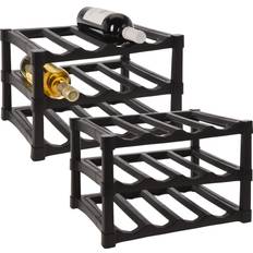 Sort vinreol Cabinet Shelf Black Vinreol 39x30cm