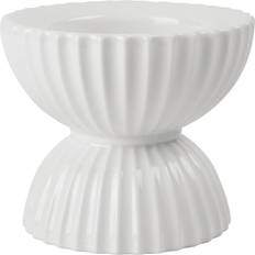 Lyngby Porcelæn Tura White Ljusstake 10cm