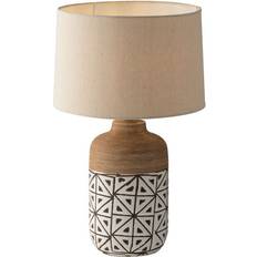 Lighting NETLIGHTING de Vietri Marron ampoules 49cm Table Lamp