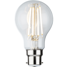 Ljuskällor Knightsbridge 230V 8W LED BC B22 Clear GLS Filament Lamp 2700K Dimmable
