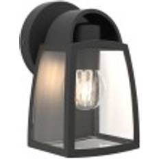 Lutec IP44 Kelsey Black Wall light