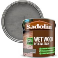 Sadolin Grey Paint Sadolin Wet Wood Decking Stain Cape Woodstain Grey 2.5L