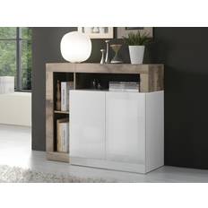 Meubles Muraux Buffet Sefro 2 Portes 3 Niches Meuble Mural