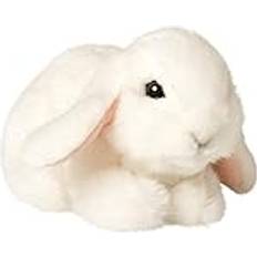 Uni-Toys Vädurkanin vit, liggande 18 cm längd kanin, skogsdjur plyschdjur