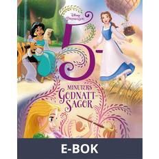 5 minuters godnattsagor Disney prinsessor, E-bok