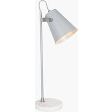 Pacific Lifestyle Grey And Satin Task Table Lamp