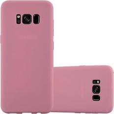 Cadorabo TPU Candy Cover Galaxy S8 Smartphone Hülle, Rosa