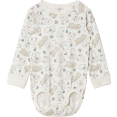 Polarn O. Pyret Baby's Bear Print - White