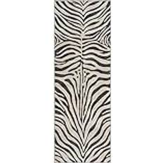 Zebra Carpets Gertmenian Gertmenian Printed Schwarz