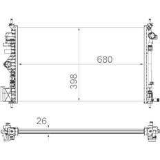 Wiper Equipment Mahle Heat Exchanger 8MK376754-331