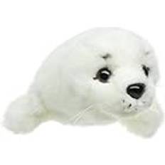 Uni-Toys Sadelsäl baby – 21 cm längd – robb, säl – plyschleksak, gosedjur