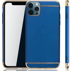 Apple iPhone 12 Pro Max Stoßschutz König Design Apple iphone 12 pro max hülle case handy cover schutz tasche schutzhülle bumper Blau