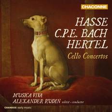 Bach P E Hasse Hertel: Cello Concertos (CD)