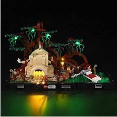 YEABRICKS LED Light for Lego-75330 Star Wars Dagobah Jedi Training Diorama Building Blocks Model Lego Set NOT Included